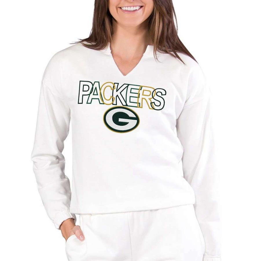 Womens * | Packers Womens Sunray Lounge Top White