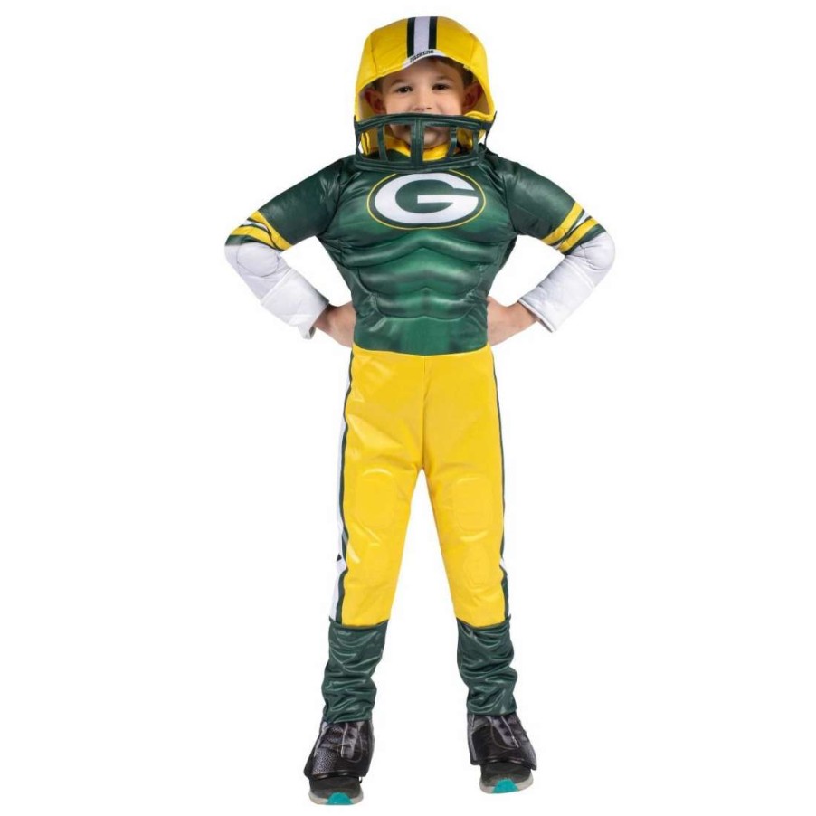 Kids * | Packers Big Kids' Player Uniform Suit Green & Gold