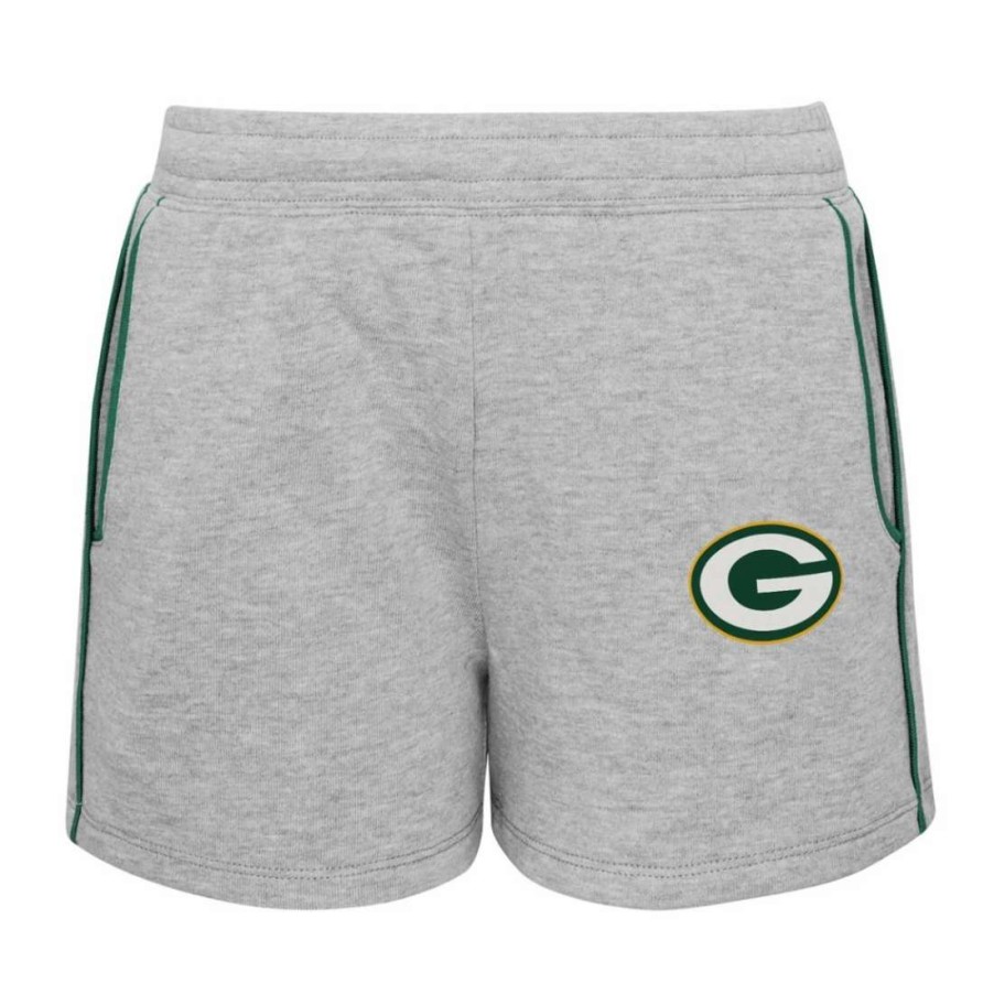 Kids * | Packers Girls' Another Shot Short Gray