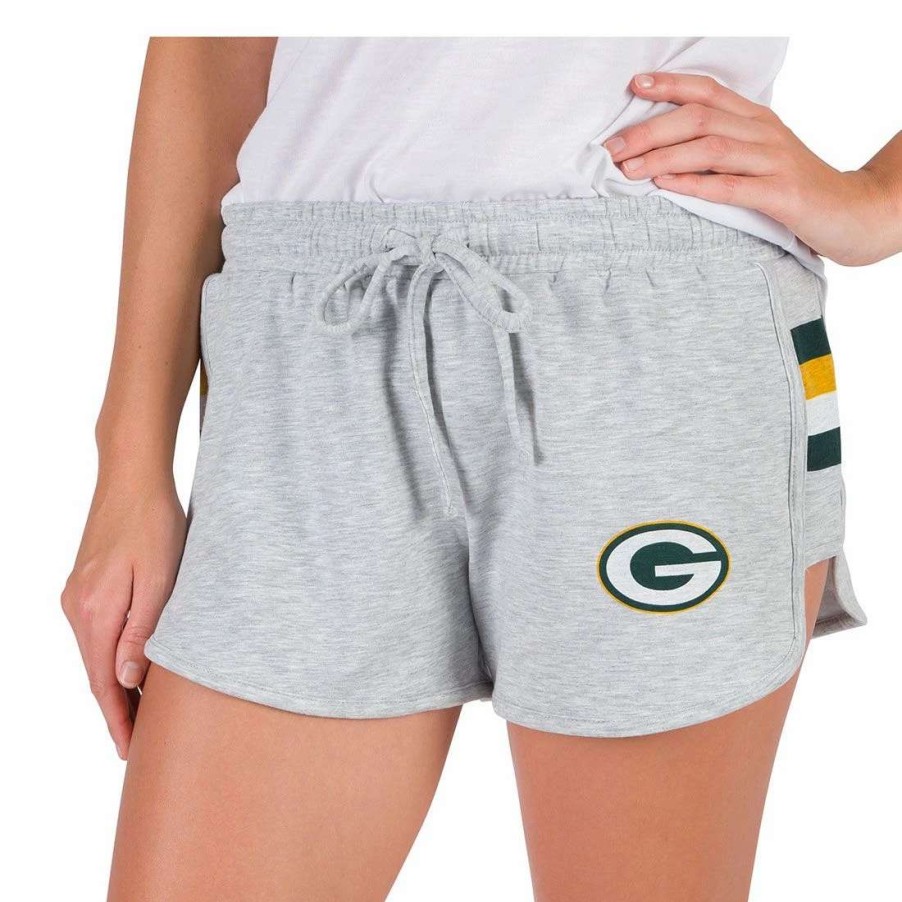 Womens * | Packers Womens Register Lounge Short Gray