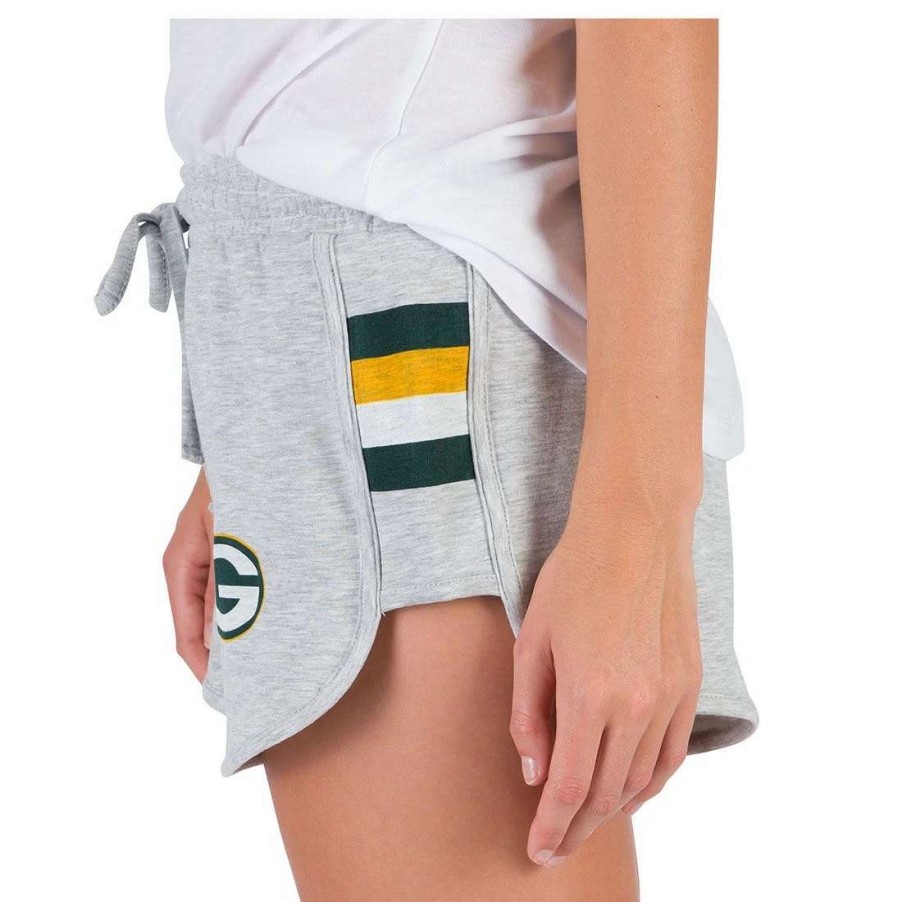 Womens * | Packers Womens Register Lounge Short Gray