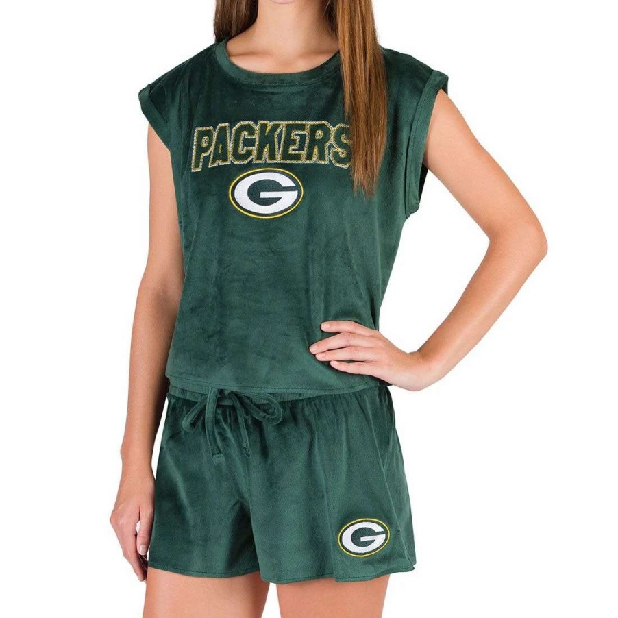 Womens * | Packers Women'S Intermission Pajama Set Hunter