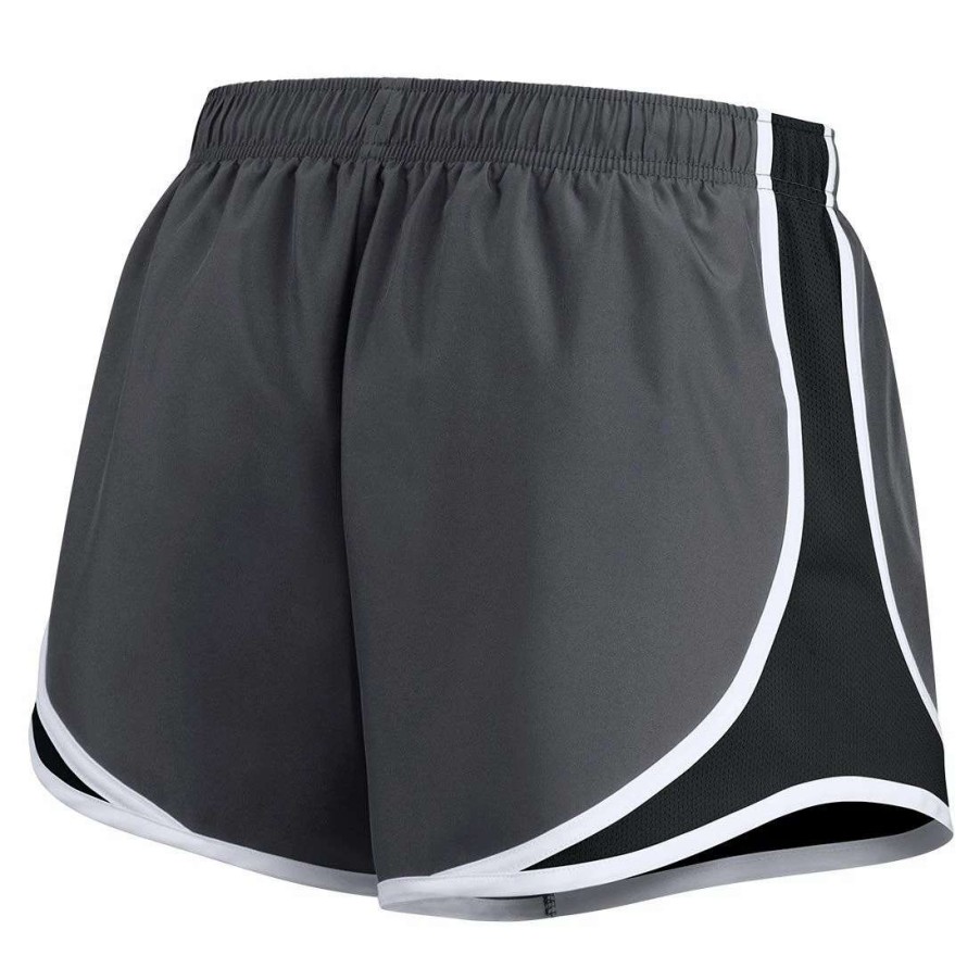 Womens * | Packers Womens Nike Tempo Short Gray & Black