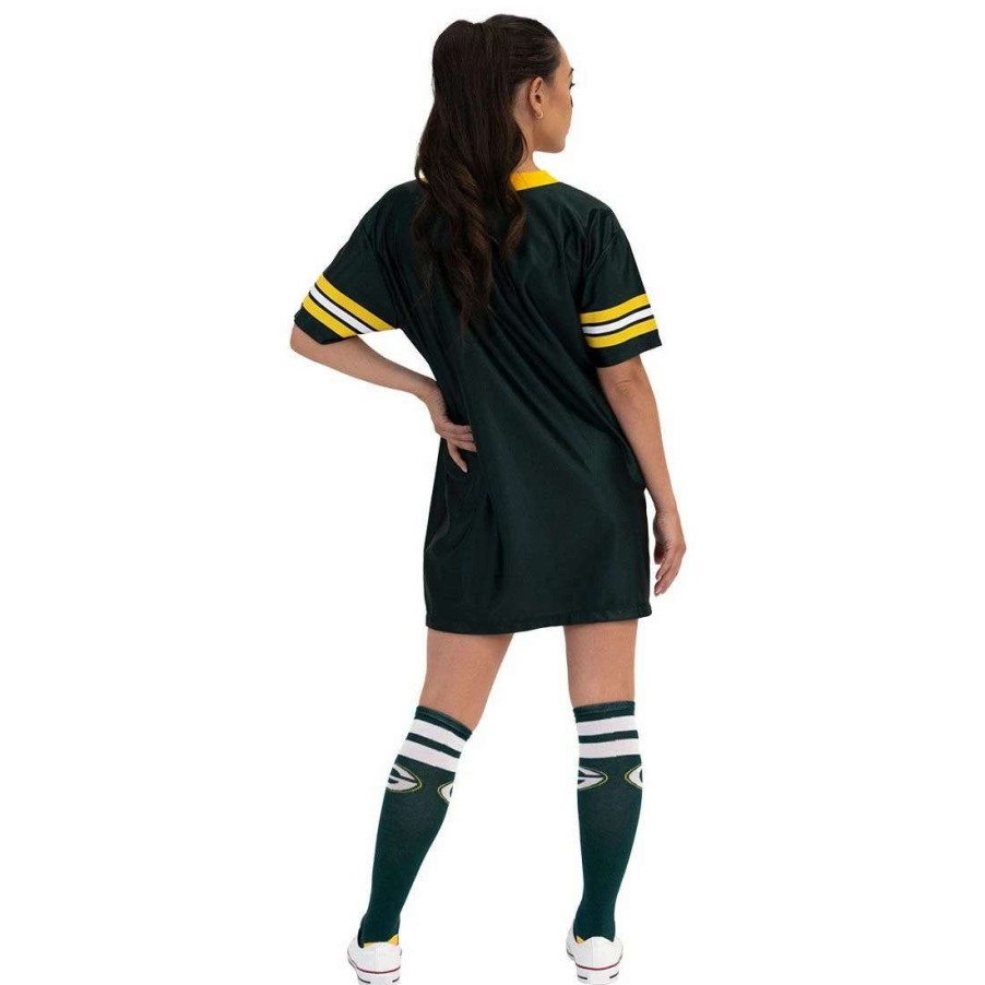 Womens * | Packers Womens Jersey Dress Set Green