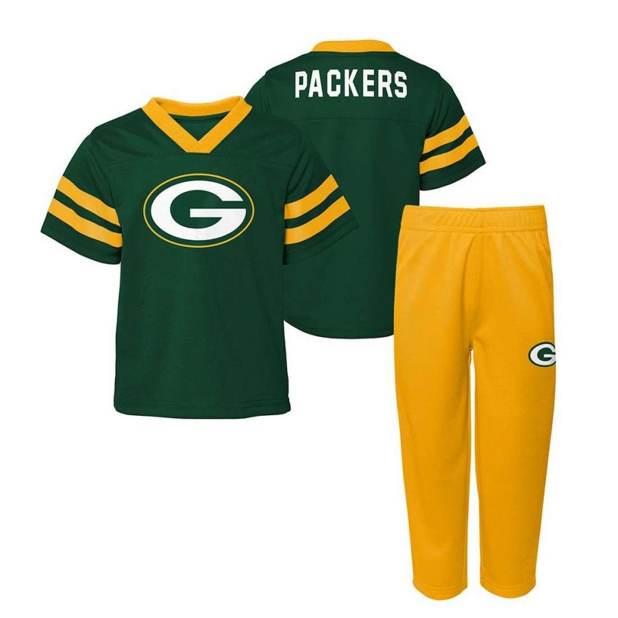 Kids * | Packers Toddler Red Zone 2-Piece Set Green & Gold