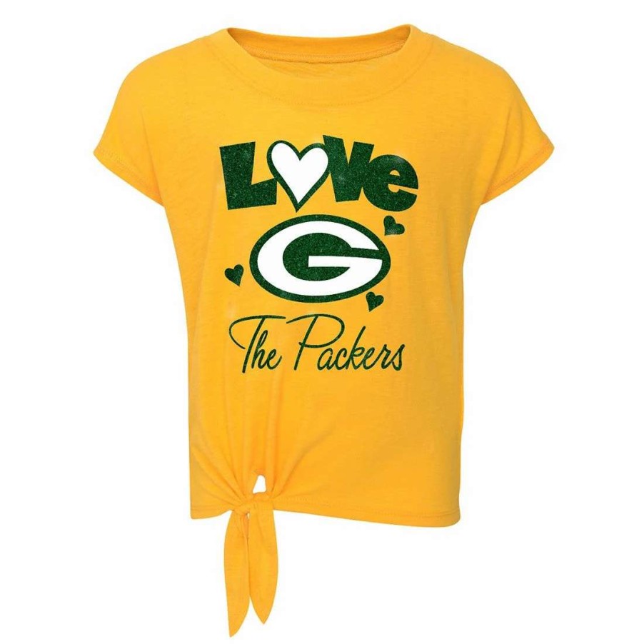 Kids * | Packers Toddler Forever Love 2-Piece Set Gold & Green