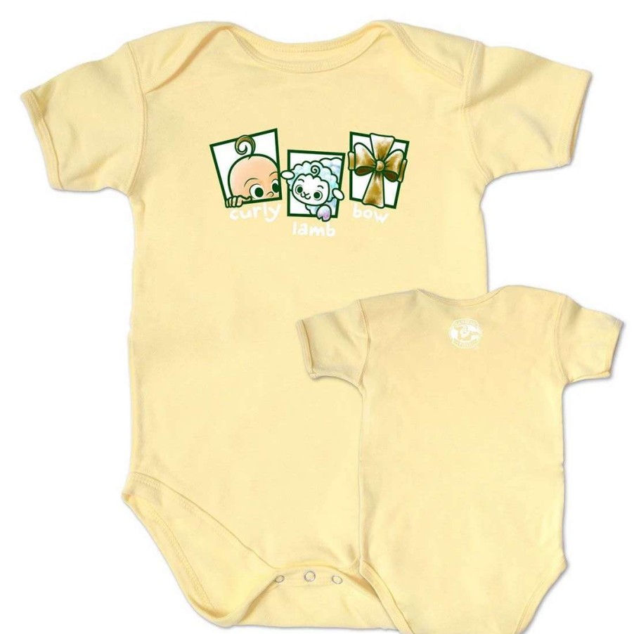 Kids * | Lambeau Field Infant Curly Lamb Bow Bodysuit