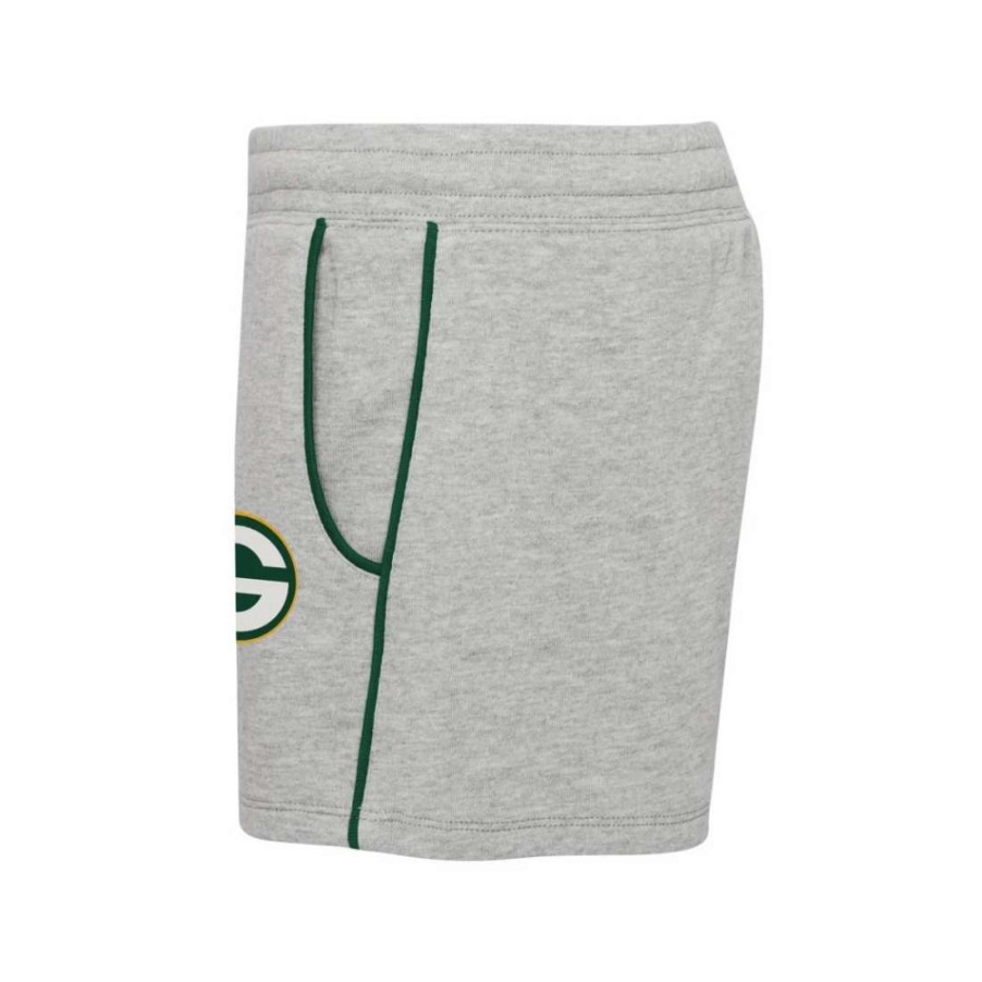 Kids * | Packers Pre-School Girls' Another Shot Short Gray