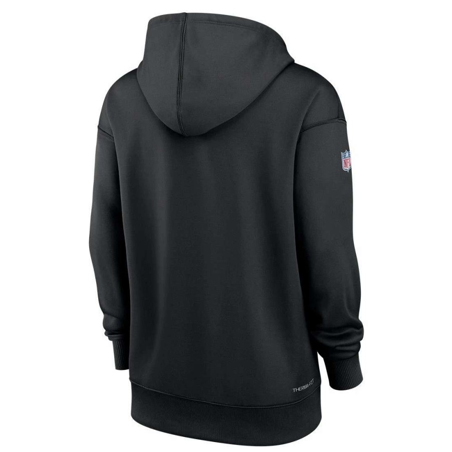 Womens * | Packers Nike 2022 Crucial Catch Womens Hoodie Black