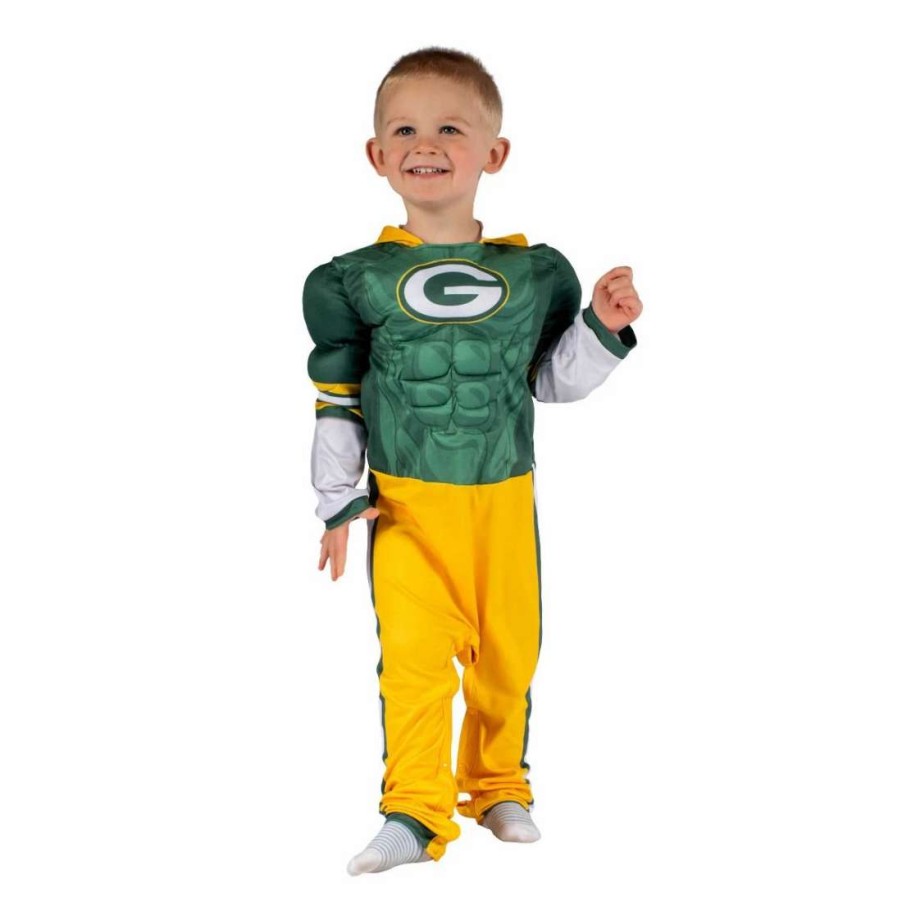 Kids * | Packers Little Kids' Player Uniform Suit Green & Gold