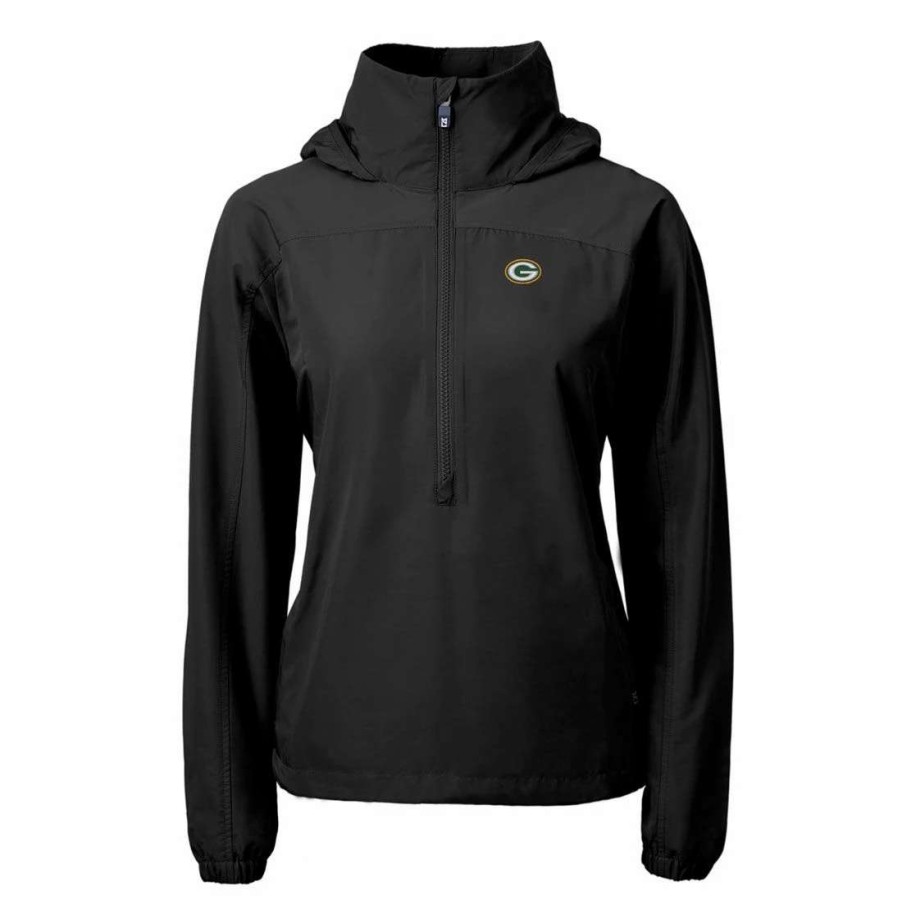 Womens * | Packers Womens Cutter & Buck G Anorak Jacket