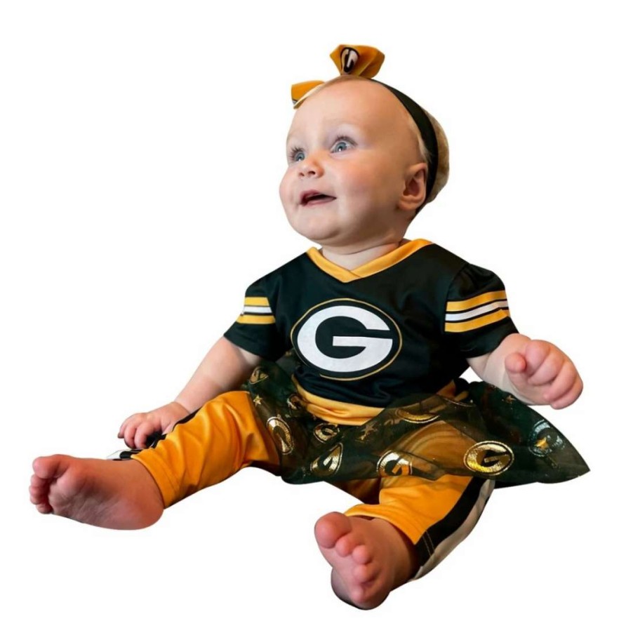 Kids * | Packers Baby Sister 2-Piece Uniform Set Green & Gold