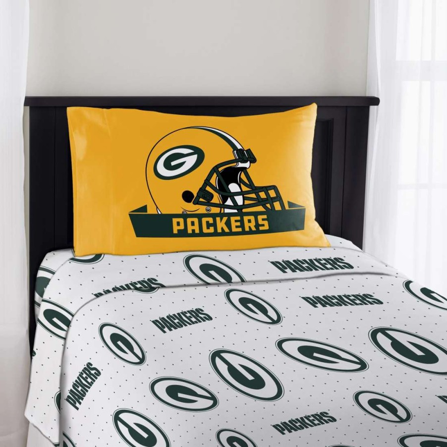 Kids * | Packers Monument Sheet Set