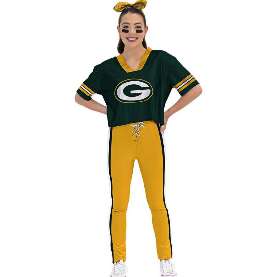 Womens * | Packers Womens Uniform Leggings Set Green & Gold