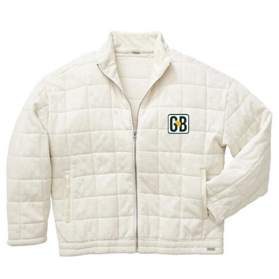 Womens * | Hometown Womens Basin Gb State Full Zip Jacket Ivory