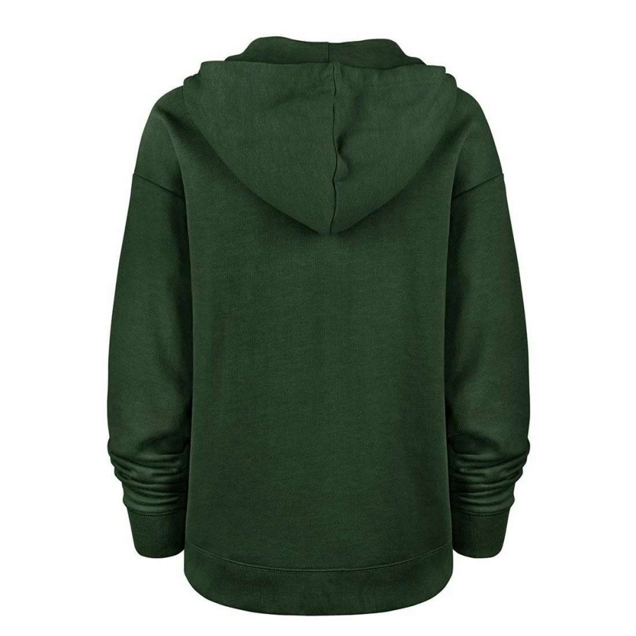 Womens * | Packers '47 Womens Rise Kennedy Cropped Hoodie Green