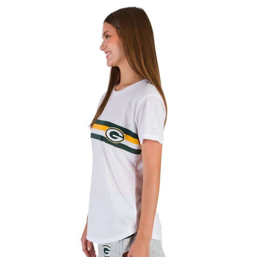 Womens * | Packers Womens Register Lounge Top White