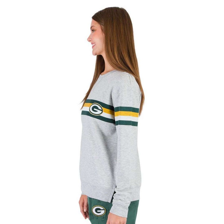 Womens * | Packers Womens Register Long Sleeved Lounge Top Gray