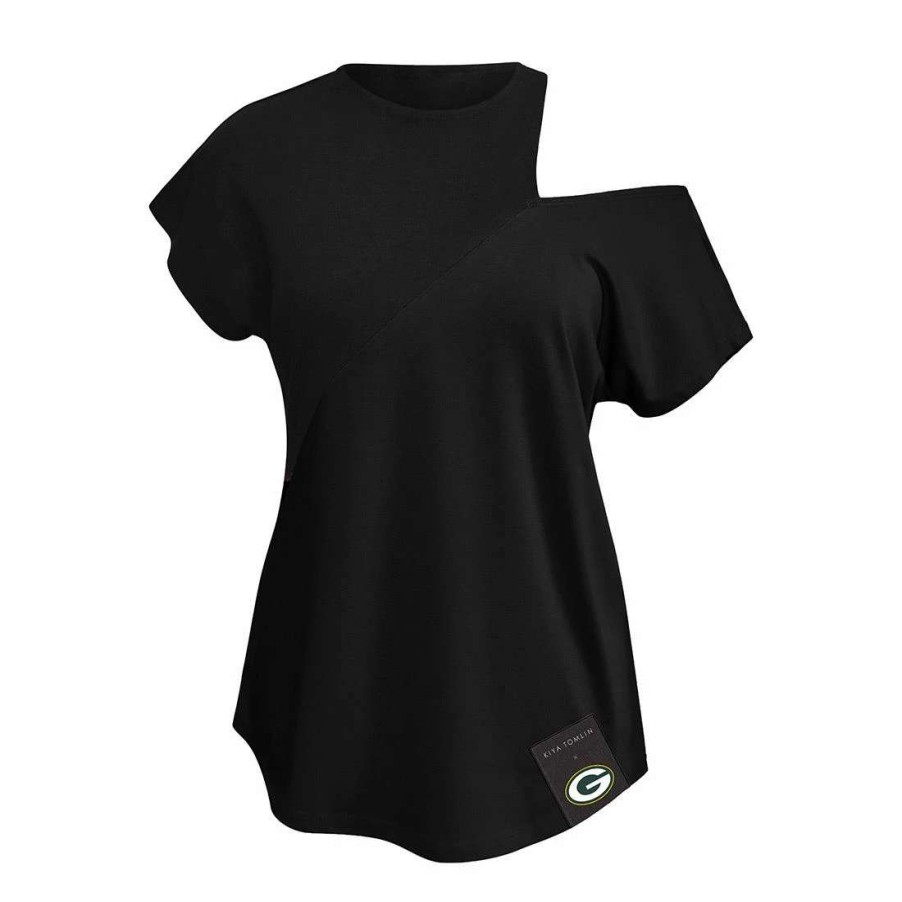 Womens * | W Cut Out Top Black