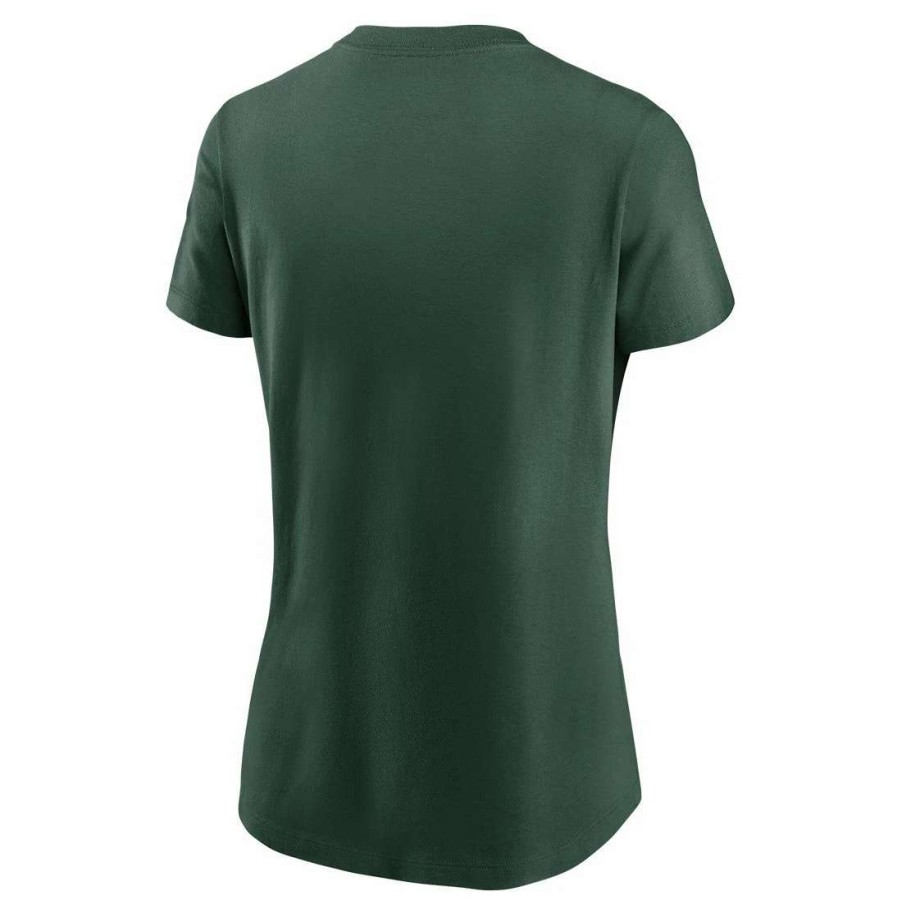 Womens * | Packers Womens Nike Historic T-Shirt Fir Green