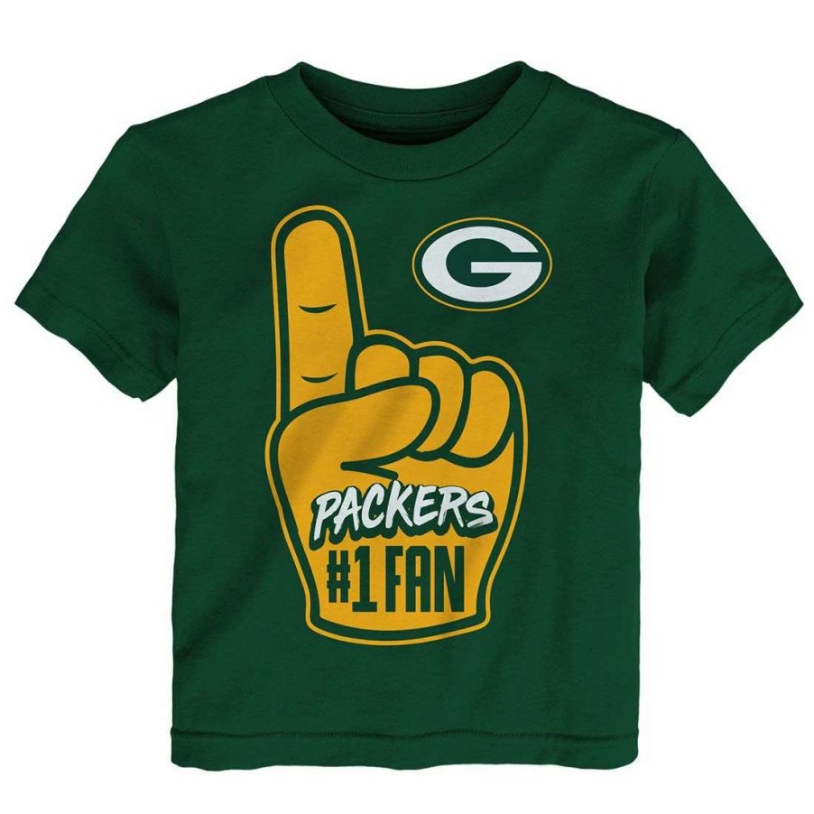 Kids * | Packers Infant Hand Off T-Shirt Green