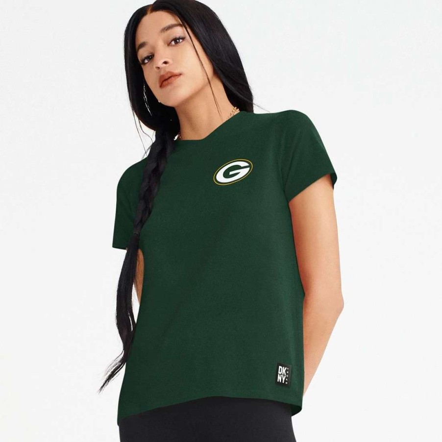 Womens * | Packers Women'S Dkny Bonnie T-Shirt Green