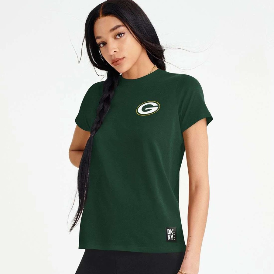 Womens * | Packers Women'S Dkny Bonnie T-Shirt Green