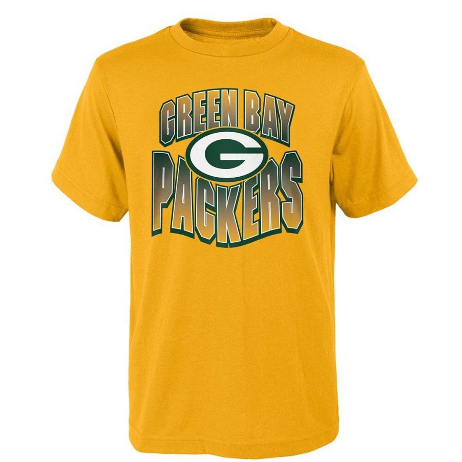 Kids * | Packers Pre-School Gameday Combo Set Gold & Green