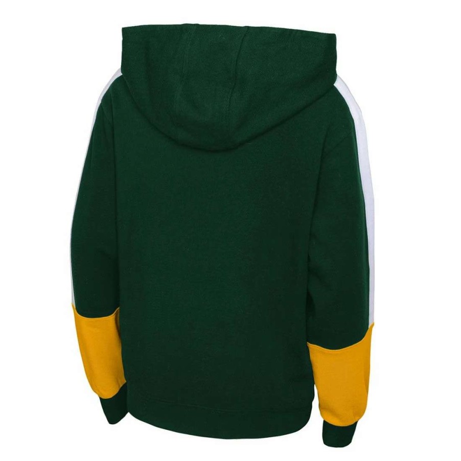 Kids * | Packers Girls In Your Element Hoodie Green & Gold