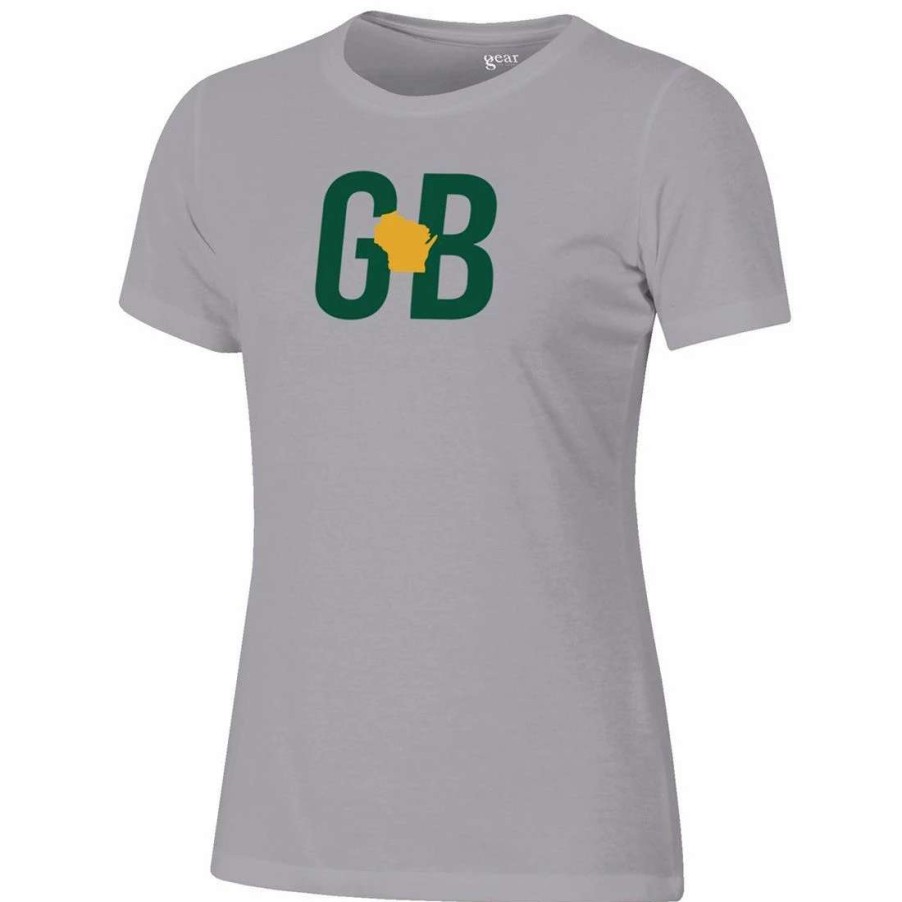 Womens * | Hometown Womens Gear For Sports Gb State T-Shirt Oxford Gray