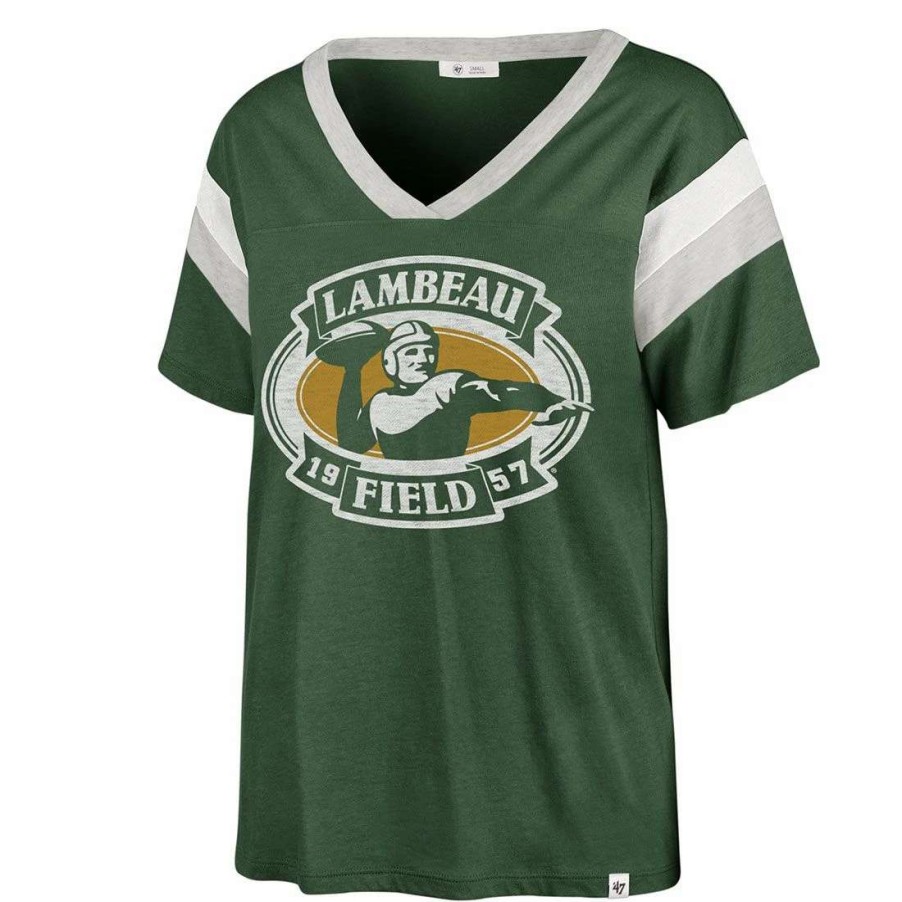 Womens * | Lambeau Field Womens '47 Premier Phoenix T-Shirt Green