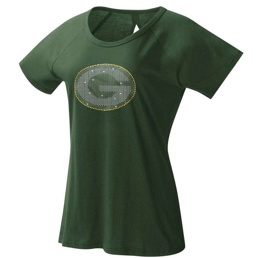 Womens * | Packers Womens Game On T-Shirt Green