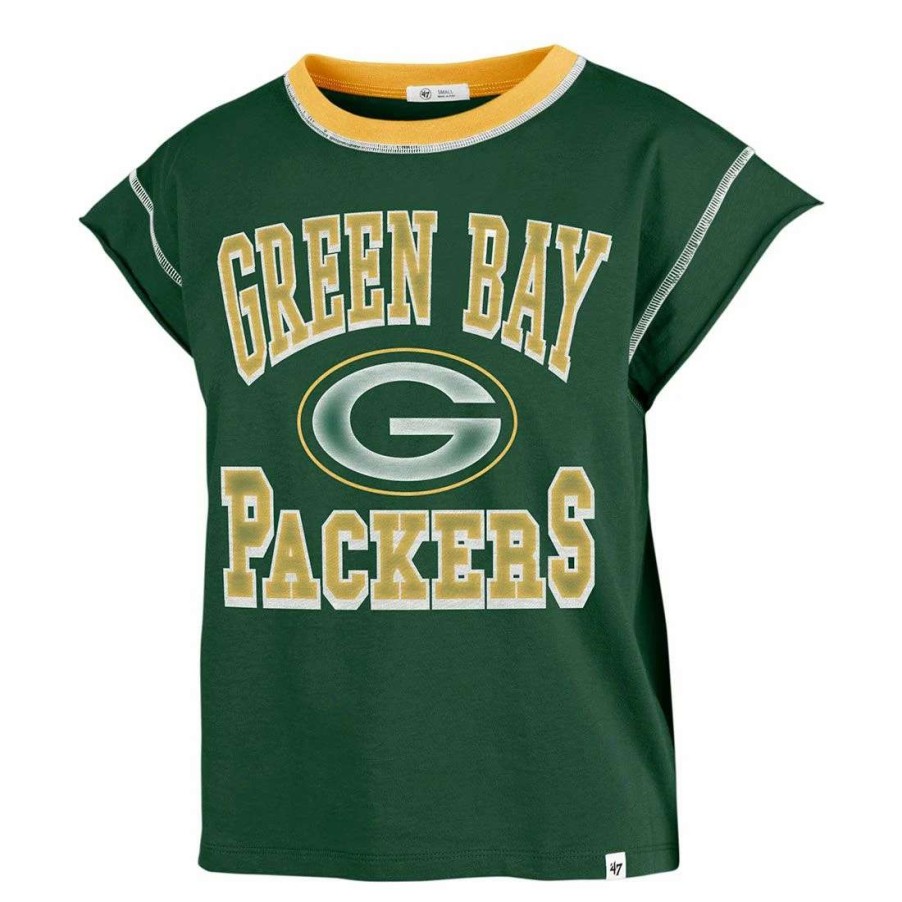 Womens * | Packers Womens '47 Sound Up Maya T-Shirt Green