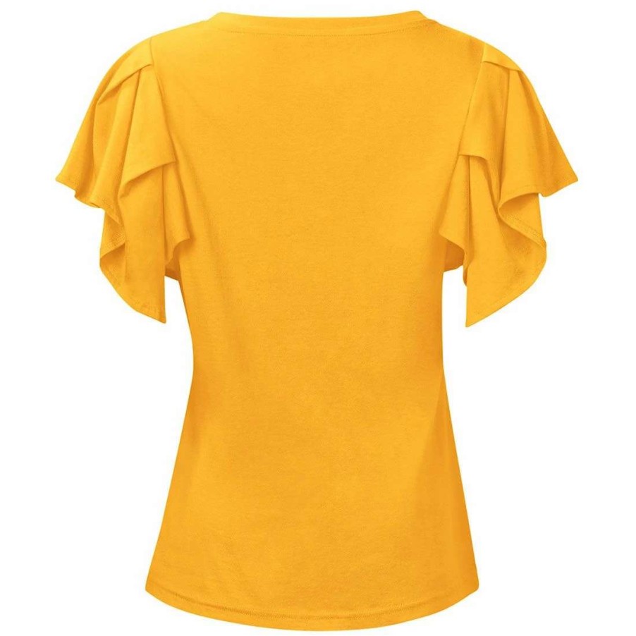 Womens * | Packers Womens Rebel T-Shirt Gold