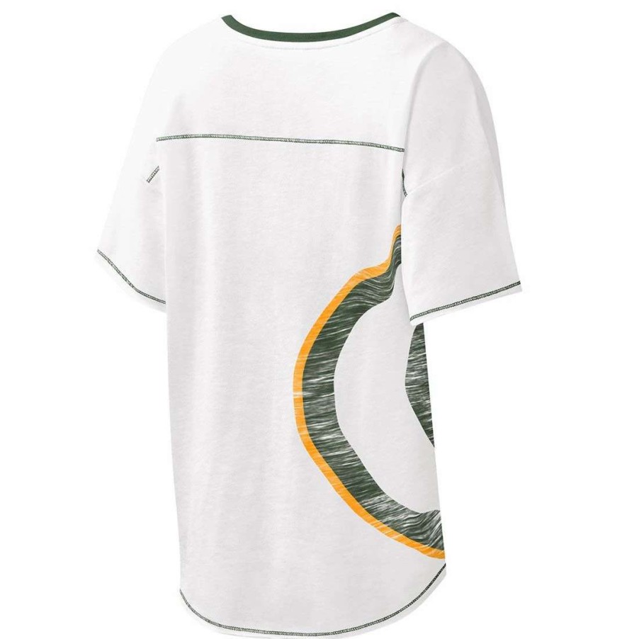 Womens * | Packers Womens Starter Perfect Game T-Shirt White