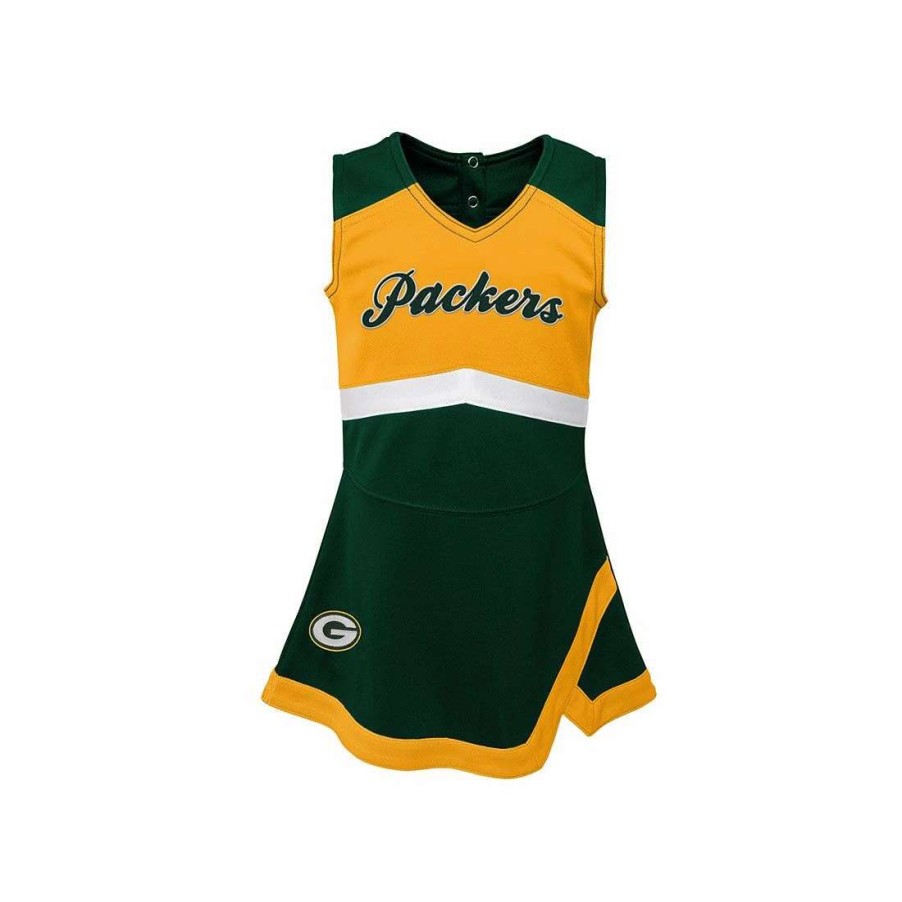 Kids * | Packers Infant Cheer Captain 2-Piece Dress Set Green & Gold