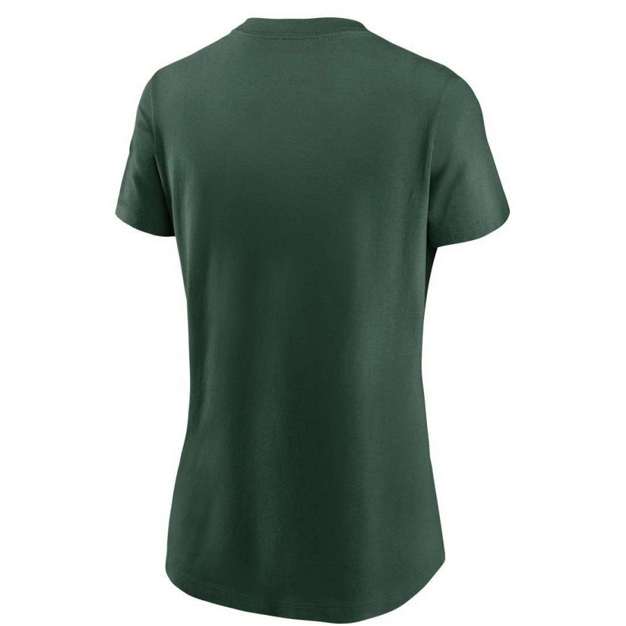 Womens * | Packers Womens Nike City Roll T-Shirt Fir Green