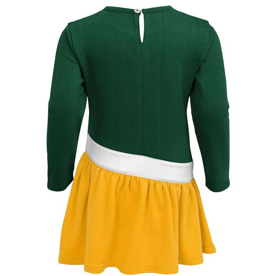 Kids * | Packers Pre-School Heart To Heart Dress Green & Gold